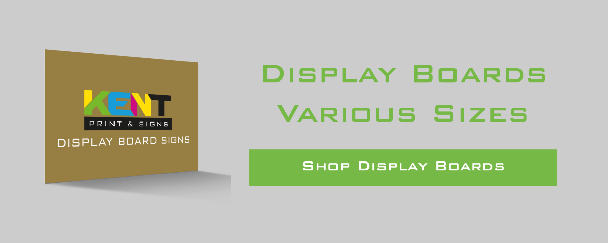 Display Board Signs, Various sizes available